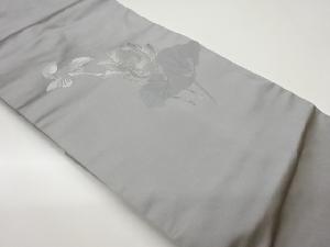 草花模様織出し名古屋帯